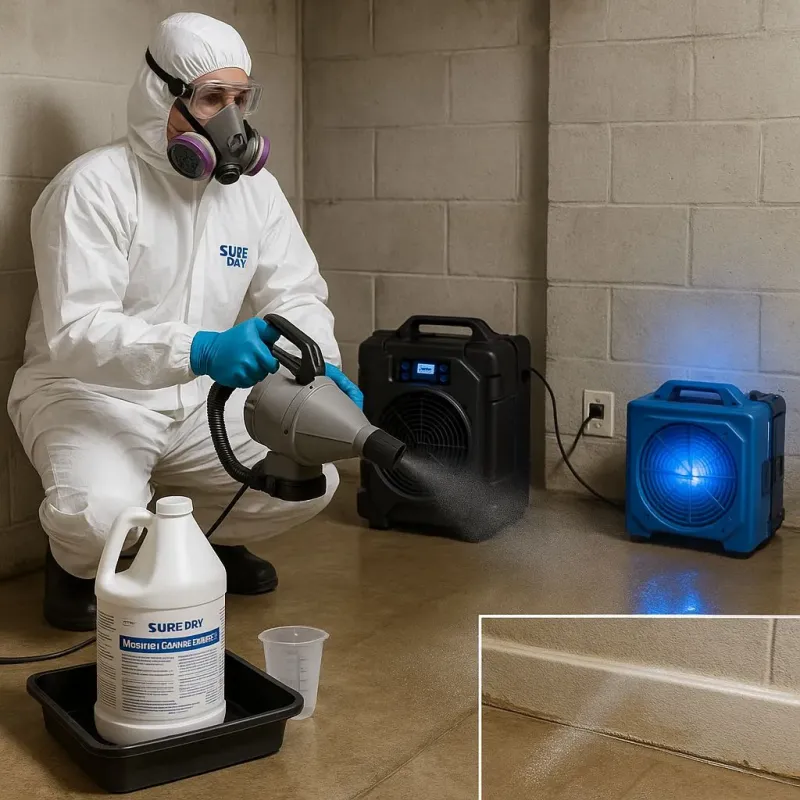 Sanitization and Odor Removal process in Fairview, NC