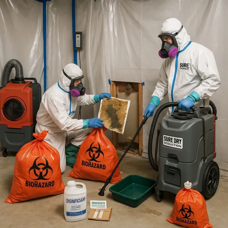 Contaminated Water Handling Protocols process in Fairview, NC